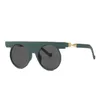 Groothandel- Ontwerper Ronde Zonnebril Saaie Poolse Punk Retro Oversized Gradiënt Vintage Femal Designer Shades Mens Ronde Zonnebril