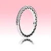 Pink stone Love hearts Rings Women Girls Party Jewelry for Pandora 925 Sterling Silver CZ Diamond Wedding Ring with Original box