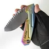 Couteaux personnalisés Rogue Shark en édition limitée Couteau pliant SCK Équipement de plein air de haute qualité Poche de camping tactique EDC Lame CPM-S35VN solide TC4 Cadre en titane