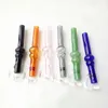 4.5inch Pyrex Labs Oil Burner Smoking Pipe Accessories Tube Gourd CONCENTRATE TASTER One Hitter Rigs Wax Water Hookahs Bongs 9 color
