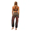 40% Breda Benbyxor Kvinnor Blend Dance Harem Byxor Multicolor Retro Print Plus Storlek Lös Comfy Byxor Hem Pant1