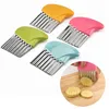 Wave Onion Potato Slices Crinkle French Fries Salad Corrugated Cutting Chopped Potato Slicer Kitchen Accessories Free Shipping