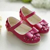 Wedding Party Floral Girls Shoes Princess Single Shoes For Girl Kids Children Casual Fashion PU Sneakers With Flowers