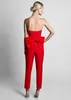 Krikor Jabotian Red Jumpsuits 분리형 스커트가있는 정장 이브닝 드레스 Sweetheart Prom Dresses Party Wear Pantsuits Ogstuff Custom