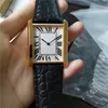 Mężczyźni Kobiety biała tarcza zegarka Zegarki z mechanizmem kwarcowym Skórzany pasek 07-2