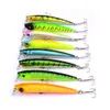 8 cores plásticas 3 ganchos minnow isca de pesca 9,5 cm 8g grande profundo mar Bass Crankbait Artificial Wobbler