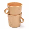 Houten drinkbeker koffie thee bier sap melk cups anti-brilling enkele oor water mok T9i00277