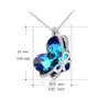 Fashionaccessories European and American necklaces pendants heart-shaped ocean heart necklace crystal necklaces