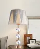 현대 Luxtry K9 테이블 램프 다각형 더미 위로 크리스탈 침대 옆 책상 등 lamparas 드 메사 도서 램프 데코 Luminaria 홈 조명 MYY