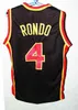 Ron Rondo # 4 Oak Hill High School Retro Basketball Jersey Mens Ed Numéro personnalisé Nom Jerseys