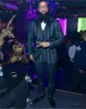 Hot Damier Check Mens Suits 3 stks Bruiloft Tuxedos Custom Made 2020 Groom GroomsMen Suit Mens 'Business Formal Wear