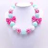 Mint+Bollegum rosa caldo Girl Bow Girls Childre