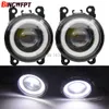 2 pièces/paire (gauche + droite) phares antibrouillard de style voiture Angel Eye lumières LED pour Renault LOGAN berline LS 2004-2015