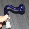 Przezroczysty gruby pyrex szklany spalnik oleju Hakae 14 mm 18 mm samca bong wodna bong na platformy Bongs