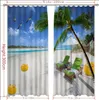 curtains 3d customize 3d stereoscopic curtain for living room Blue sky white clouds black out window curtains7259536