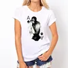 Mulheres senhora carta impressão t camisa verão moda camiseta engraçado tshirts harajuku manga curta casual camisetas lovrly topos tee