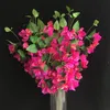 Silk Bougainvillea Glabra 등반 Bougainvillea Flower 인공 Bougainvillea Tree Branches 31.5 "결혼식 중심을위한 6 가지 색상