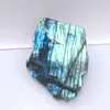 Naturalny surowy labradoryt upadł kamień szorstki kwarc Kryształy Reiki Mineral Energy Stone do leczenia kryształowego kamienia 229R