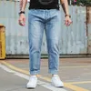 Skinny Jeans Pant Casual Trousers 2019 Blue Jeans Homme Stretch Spliced ​​Denim Pants Plus Size S-XXXXXXL Streetwear