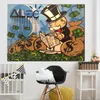 Alec Monopoly Graffiti Handcraft Oil Painting on Canvasquotwall Street Quot Home Decor Wall Art Painting2432inch No StretC5520649