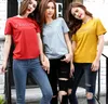 Casual de algodón camiseta Mujeres de manga corta Tops de verano Mujeres en relieve de la letra de la letra de la tee shirt T Shirts femeninas T Shirts Mujeres