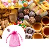 Geschenkwikkeling Organisator Candy Storage Organza Festival Wedding Easy Sluiting Drawing Hoge dichtheid Draagbare sieraden Pouch Bag Party1