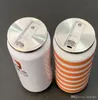 CAN DIY Sublimacja Tumbler Cola Cup Kubki Ze Stali Nierdzewnej Wody Bottl Double Wall Insulat Insulat Vacuum z pokrywką V01