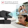 1080p Web Cam Autofocus Ingebouwde microfoon voor Computer PC Laptop Tab Conferentie Webcast Webcam HD Camera Drop Ship