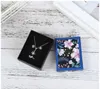 [DDisplay]Classic Pink Sakura Blue Jewelry Packing Box for Necklace, Glamour Ring Storage Case, Romantic Gift Pendant & Bracelet Packing