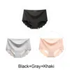 3 pièces sans couture slips sous-vêtements femmes Sexy culotte solide doux culotte pour femme empêcher de s'accrocher à la zone rectale Lce soie Pantie