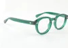 Glasögon av högsta kvalitet 15Color Frame Johnny Depp Glasögon Myopia Eyeglasses Lemtosh Men Kvinnor Myopia Arrow Rivet S M L STORLEK MED CASS2400