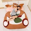 Dorimytrader Kawaii Hayvan At Beanbag Dolması Yumuşak Dev Karikatür Yatak Halı Mat Tatami Bebek Hediye için Uyku Tulumu DY60851