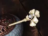 Мода Ginkgo Leaf Pearl Headwear Chility Style Classic Painpin Свадебная невеста Аксессуары для волос HairPins Бесплатная доставка