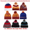 2019 Nouveau Football américain 32 Bonnets d'équipe Bonnet de sport Bonnets d'hiver en tricot Bonnets Chapeaux Accepter l'ordre de mélange Des milliers de modèles