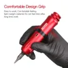 Wireless Tattoo Kit Arashi Rotary Motor Pen Power Supply Ink Cartridges Needles D3069-2