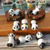 100 sztuk ceramiczne panda pałeczki stojak uchwyt porcelanowa łyżka widelec nóż reszta stojak stół restauracyjny dekoracja biurka