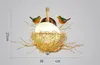 Nordic Bird nest Wall lamps Bedroom Bedside Decoration Wall lights Modern Simple Living room Creative Kids room lighting fixture MYY