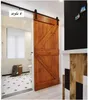 Barn door Kitchen Furniture Modern compact solid wood doors bathroom clothes and hats fitting room push-pull