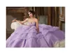 New Girls 15 16 Pageant Ball Gowns Women Quinceanera Dresses Sweetheart Rhinestone Organza Crystal factory outlet drop ship3038516