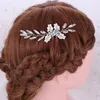 Fashion boho Wedding Headdress For Bride Handmade Wedding Crown Floral Pearl Hair Accessories Hair Ornaments Bridal Jewelry