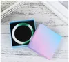 [Ddisplay] Sztuka Nowoczesna Niebieski Purpurowy Gradient Kolor Biżuteria Pudełko Kreatywna Pokrywa I Tray Ring Cases Kolczyk Biżuteria Wyświetlacz Naszyjnik Pakiet