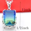 Mixed Watermelon Tourmaline Pendants Silver 925 Necklace Pendants Women Elegant Stylish Jewelry New