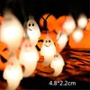 10 LED Hangende Halloween Decor Pumpkins / Ghost / Spider / Skull LED String Lights Lanterns Lamp voor DIY Home Outdoor Feestartikelen