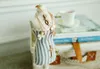 Rural cotton fabric blue model Jewelry Stand child mannequin body Necklace Display Holder Ring storage jewelry rack 1pc D188