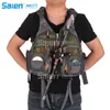 Fly Fishing Vest Pack Adjustable Size for Men and Women with Breathable Mesh, Trout Gear, to Outdoors Stream
