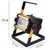 ROLANDLIGHT 50W LED Spotlight Flood Light Outdoor Projector Reflektor Bouw Lamp Construction Lamp uppladdningsbar 18650 Batterier249L