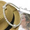 Cerchietti coreani di perle bianche fatte a mano C Cerchietto per capelli elegante e semplice forcina per capelli per la decorazione preferita delle donne testa orname207y