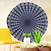 Asciugamano da spiaggia rotondo in poliestere Decor Mandala Tapestry Boho Hippie Tovaglia Asciugamani da yoga all'aperto Protezione solare Scialle Asciugamani da bagno BH1884 TQQ