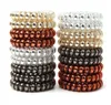 Colore misto Cavo telefonico Cavo di gomma Cravatta per capelli Ragazze Fascia elastica per capelli Anello Corda Bracciali Elastico Scrunchy Jewelry3345902