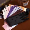 Fashion-Sun Protection Accessories Lace Hollow-Out Gloves Skid Resistance Pattern Lace